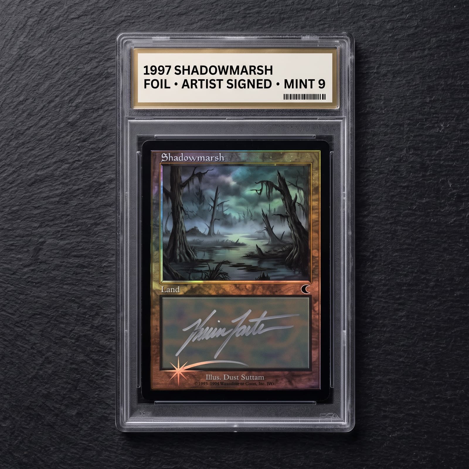 1997 Shadowmarsh Foil — Artist Signed — graded CGC 9